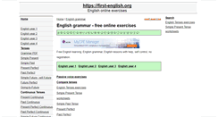Desktop Screenshot of first-english.org
